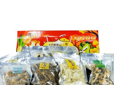 年货批发元旦春节礼盒太行山野珍宝干货山货山菌茶树菇会议伴手礼图2