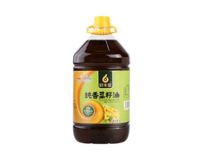 好丰盛5L压榨菜籽油家用烹饪高温压榨植物食用油粮油现货批发图2