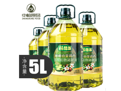 店长推荐福倍多橄榄山茶清香5L/瓶 家用清香型植物调和油一件代发图2