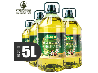 店长推荐福倍多橄榄山茶清香5L/瓶 家用清香型植物调和油一件代发图3