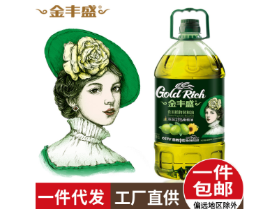 一件包邮5升橄榄调和油一级压榨桶装食用油大单团购图3