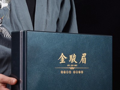 武夷三醉茶桐木关红茶金骏眉茶叶礼盒装木盒小金罐茶叶批发图4