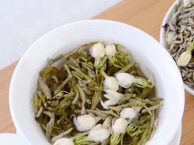 厂家批发茉莉花茶新茶广西横县源头茶厂茉莉雪芽毛尖茶叶散装图3