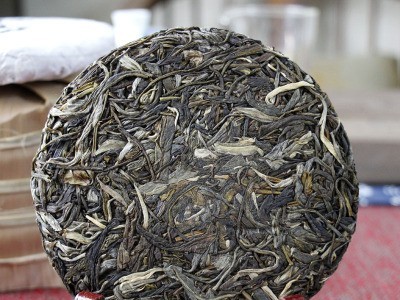 云南普洱茶冰岛生茶生饼200g生普小饼 每5饼扎笋壳淳顺茗茶2019年图2