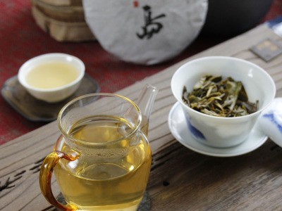 云南普洱茶冰岛生茶生饼200g生普小饼 每5饼扎笋壳淳顺茗茶2019年图3