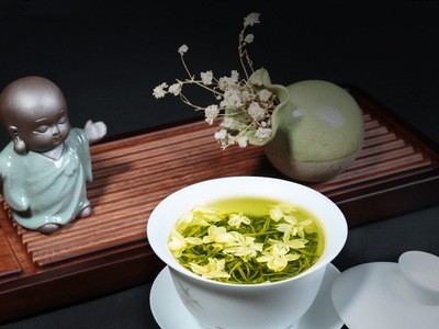 四川花毛峰茉莉花茶浓香型西黄山毛峰耐泡散装批发一件代发图3