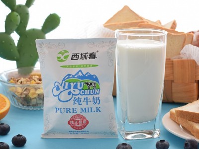 新疆西域春利乐枕纯牛奶 200g*20袋生牛乳早餐奶学习生奶支持代发图5