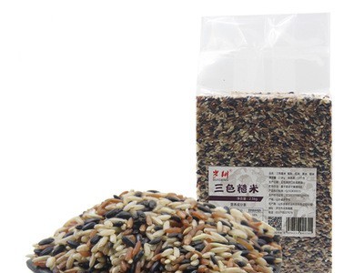 三色糙米健身糙米饭糙米新米5斤玄米杂粮饭粗粮五谷杂粮批发代发图2
