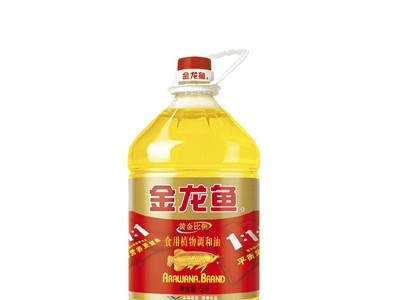 金龙鱼黄金比例食用油植物调和油5L/桶 家用炒菜烹饪植物油调和油图5