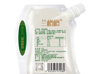 兰格格雪原浓缩酪香酸奶180g*12袋马苏里乳酪酸牛奶生牛乳发酵图4