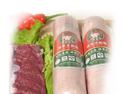 内蒙古草原蒙福羔羊太阳卷羊肉卷火锅羊肉卷冷冻羊肉片工厂批发图4