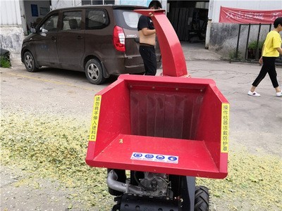 高粱秸秆饲料粉碎机 新款柴油动力批发 干湿树枝藤蔓粉碎机图2