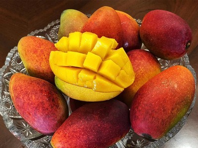 海南贵妃芒 三亚热带应季新鲜水果非树上熟芒果批发 现货整箱代发图3