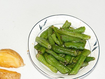 供应冷冻蔬菜油炸蔬菜 油炸豆角 冷冻豆角 速冻油炸豆角条图4