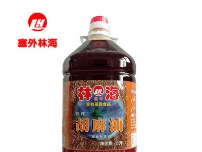 原汁原味 林海传统压榨二级食用油/亚麻油/胡麻油 5 L图3