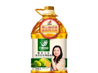 九州佳品 戊酉压榨橄榄玉米香植物调和油5L/瓶食用油图2