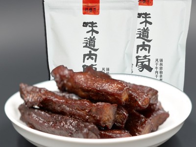 内蒙特产风干牛肉干清真锡盟牛500g休闲零食可厂家批发手撕牛肉干图5