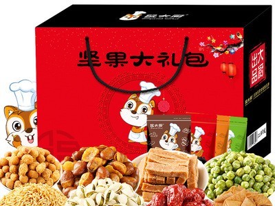 网红零食坚果中秋礼品团购置办核桃夏威夷休闲食品大礼包批发图4