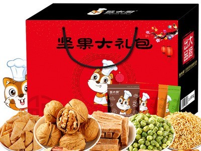 网红零食坚果中秋礼品团购置办核桃夏威夷休闲食品大礼包批发图3