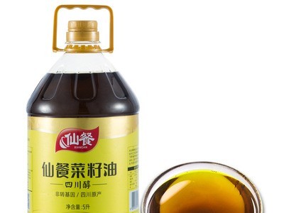 仙餐非转基因食用油四川醇菜籽油5l菜油食用油商用批发菜子油图3