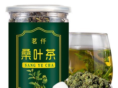 新货桑叶茶罐装250G 霜后桑叶茶新鲜纯霜天然桑叶颗粒OEM贴牌批发图2