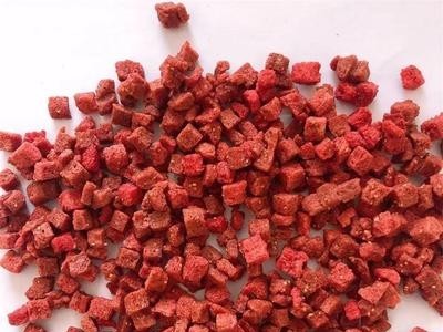 厂家供应草莓粒冻干草莓粒FD草莓浆粒烘焙原料装饰草莓碎现货散装图2