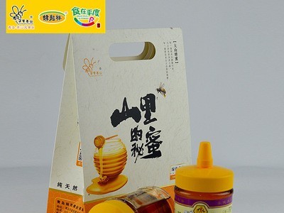 现货供应 礼盒装荆条蜂蜜 蜂巢蜜批发土蜂蜜蜂窝蜜500g 量大优惠图4