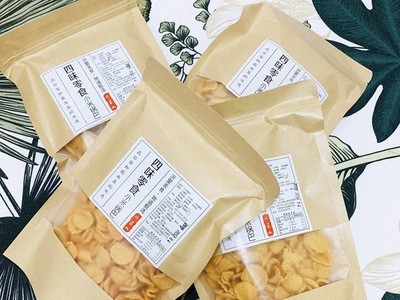 黄小米锅巴 薄脆低油办公室休闲零食小吃番茄烧烤味组合4袋*200g图4