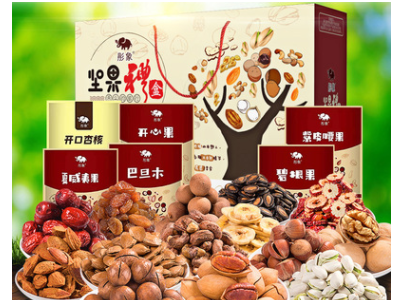 彤象-网红坚果零食大礼包每日坚果混合坚果巴旦木开心果健康礼盒图3