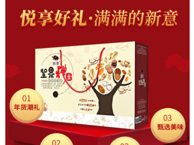 彤象-网红坚果零食大礼包每日坚果混合坚果巴旦木开心果健康礼盒图4