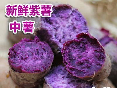 新鲜紫薯越南的种源现挖农家番薯地瓜紫芋头5斤10斤批发图5